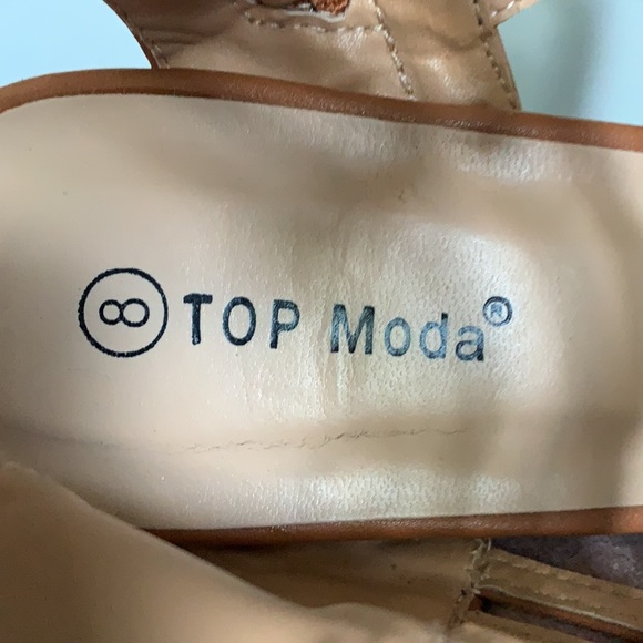 Top Moda faux Leather Heels - Picture 3 of 3